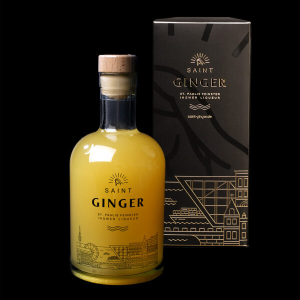 Saint Ginger 500 ml in Geschenkverpackung schwarz